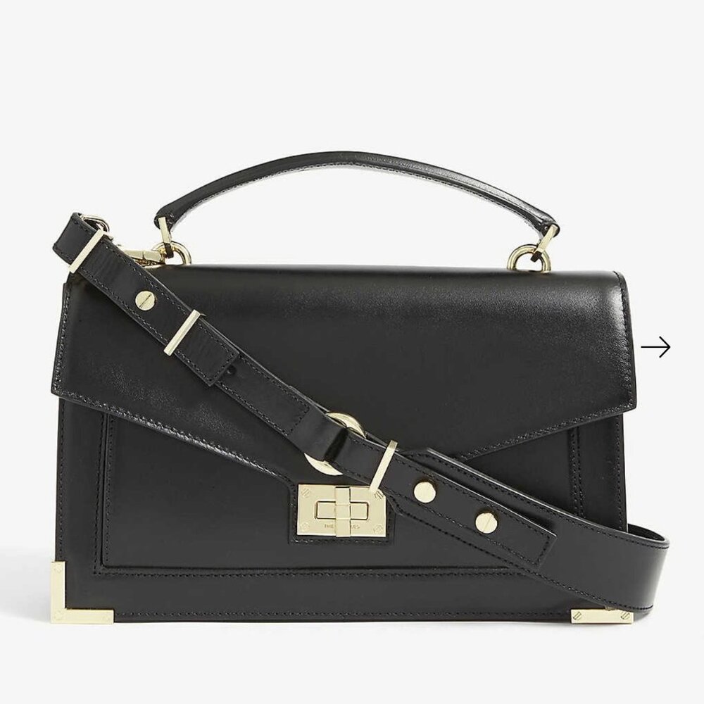 The Kooples Emily Bag - Medium, Black Leather, Excellent Condition